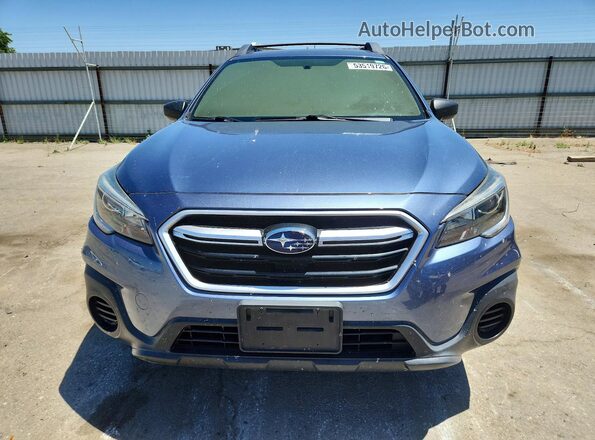 4S4BSAAC7J3273918 2018 SUBARU OUTBACK Blue Вид спереду