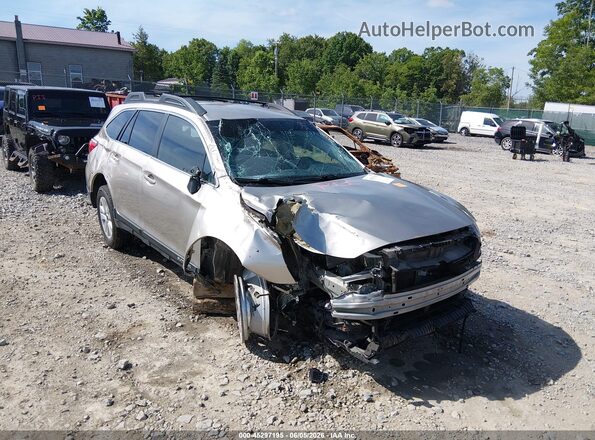 4S4BSAAC9H3354834 2017 SUBARU OUTBACK Серебряный Вид спереди