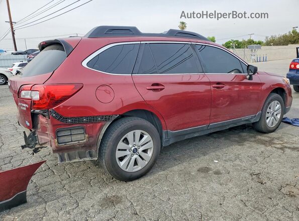 4S4BSAAC9H3426048 2017 SUBARU OUTBACK Red Rear right