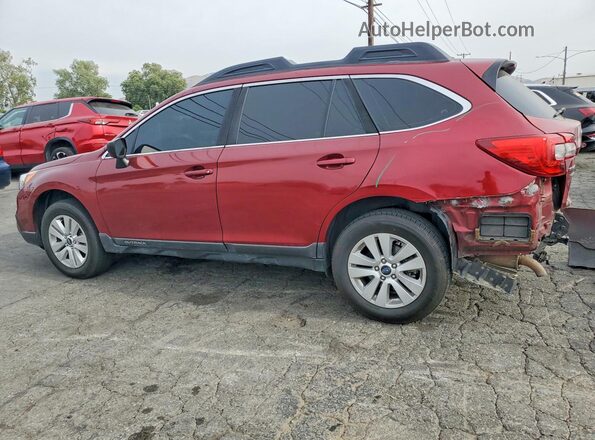 4S4BSAAC9H3426048 2017 SUBARU OUTBACK Red Rear left