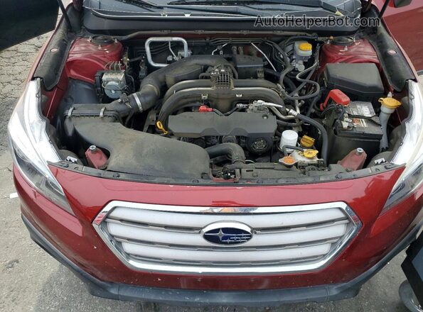4S4BSAAC9H3426048 2017 SUBARU OUTBACK Red Engine compartment view