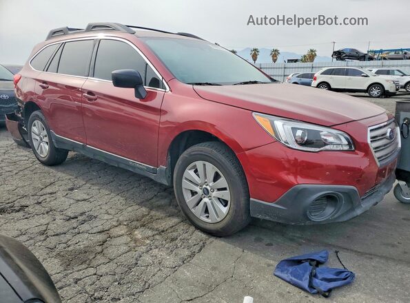 4S4BSAAC9H3426048 2017 SUBARU OUTBACK Red Front right