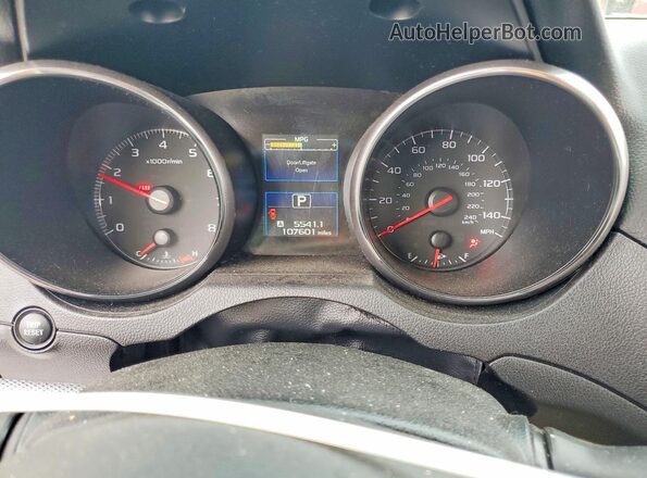 4S4BSAAC9H3426048 2017 SUBARU OUTBACK Red Instrument cluster view