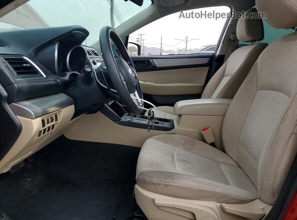 4S4BSAAC9H3426048 2017 SUBARU OUTBACK Red Front interior view