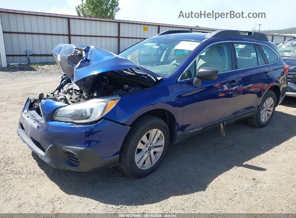 4S4BSAACXH3356575 2017 SUBARU OUTBACK Blue Vista tres cuartos delantera izquierda
