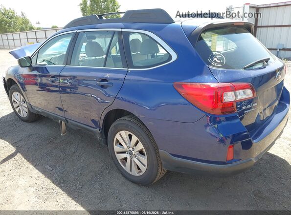 4S4BSAACXH3356575 2017 SUBARU OUTBACK Blue Trasero izquierdo