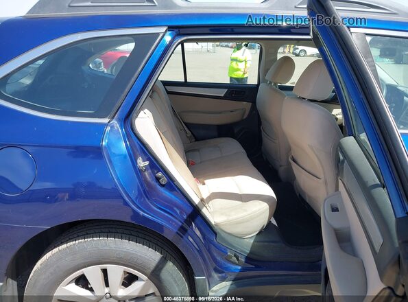 4S4BSAACXH3356575 2017 SUBARU OUTBACK Blue Vista de la etiqueta del VIN