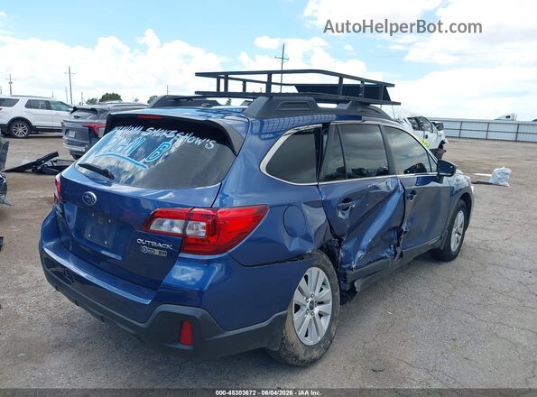 4S4BSABC0K3238007 2019 SUBARU OUTBACK Dark Blue Задня права чверть