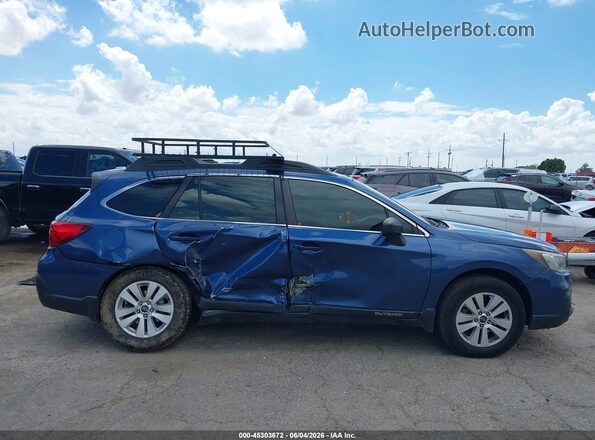 4S4BSABC0K3238007 2019 SUBARU OUTBACK Dark Blue Вид задньої частини салону