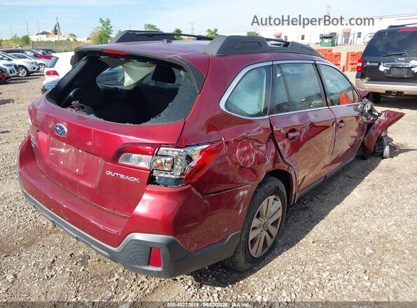 4S4BSABC2K3350422 2019 SUBARU OUTBACK Red Հետևի աջ