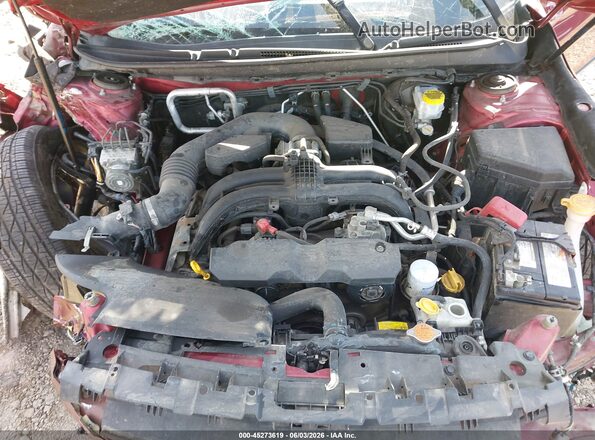 4S4BSABC2K3350422 2019 SUBARU OUTBACK Red Հետևի տեսք