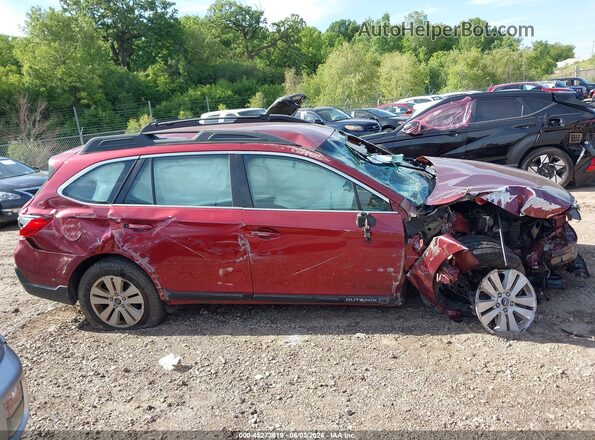 4S4BSABC2K3350422 2019 SUBARU OUTBACK Red Սալոնի հետևի տեսք