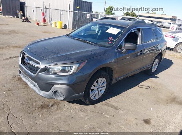 4S4BSABC2K3388779 2019 SUBARU OUTBACK Gray Vista tres cuartos delantera izquierda