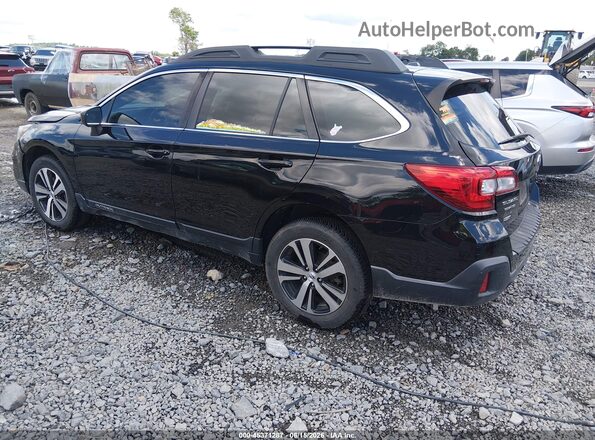 4S4BSABC4K3355153 2019 SUBARU OUTBACK Черный Задняя левая четверть