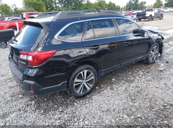 4S4BSABC4K3355153 2019 SUBARU OUTBACK Черный Задняя правая четверть