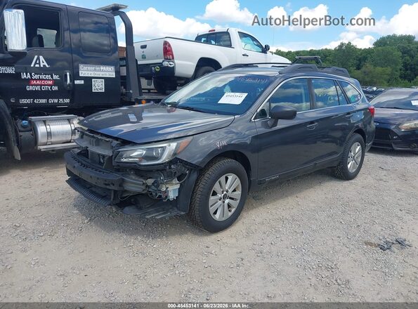 4S4BSABC8K3277928 2019 SUBARU OUTBACK Gray Vista tres cuartos delantera izquierda