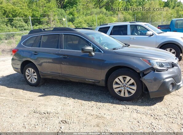 4S4BSABC8K3390116 2019 SUBARU OUTBACK Серый Вид задней части салона