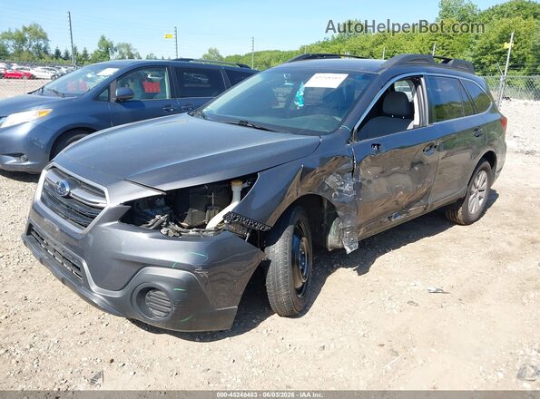 4S4BSABC8K3390116 2019 SUBARU OUTBACK Серый Передняя левая четверть