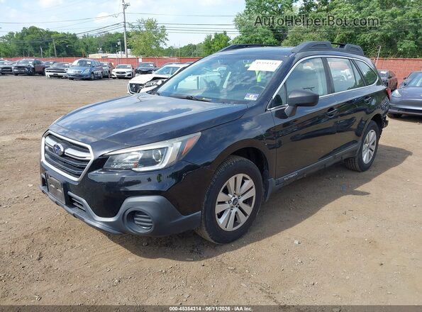 4S4BSABC9K3322262 2019 SUBARU OUTBACK Black Առջևի ձախ երեք քառորդ տեսարան