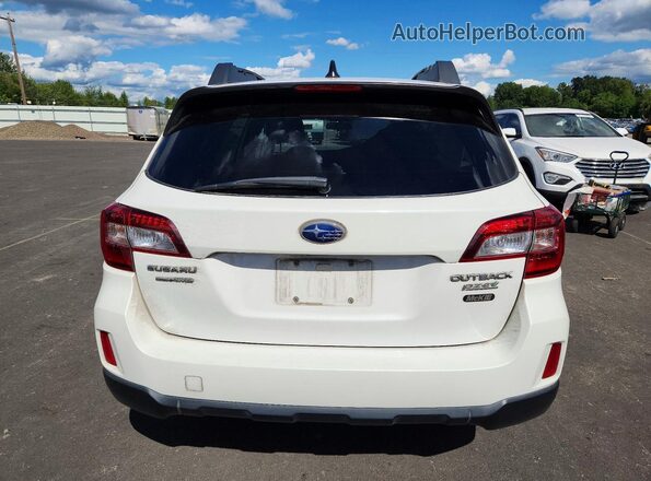 4S4BSACC0G3326349 2016 SUBARU OUTBACK White Rear view