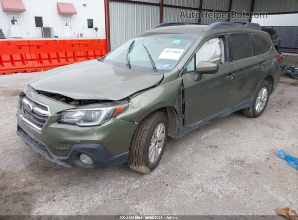 4S4BSACC0J3280738 2018 SUBARU OUTBACK Green Передня ліва чверть
