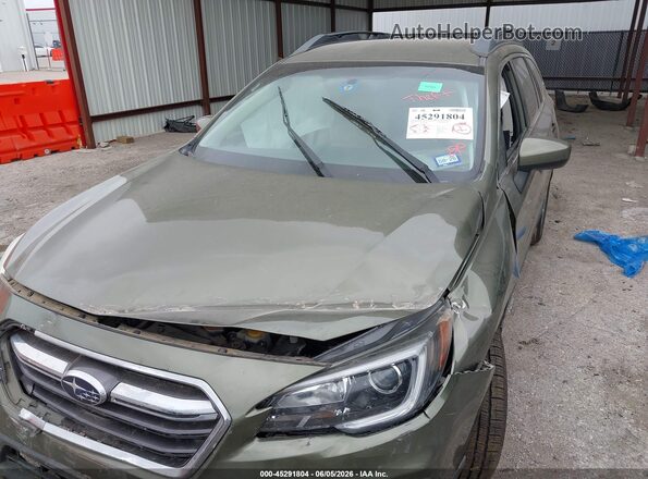 4S4BSACC0J3280738 2018 SUBARU OUTBACK Green Вид спереду