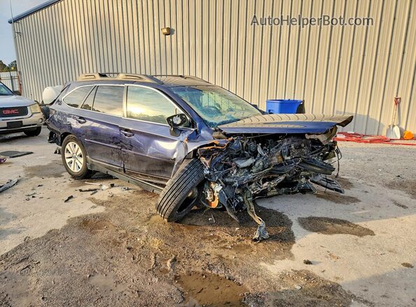 4S4BSACC0J3336015 2018 SUBARU OUTBACK Синий Передняя правая четверть