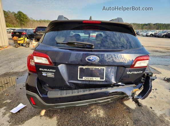 4S4BSACC0J3336015 2018 SUBARU OUTBACK Синий Вид сзади