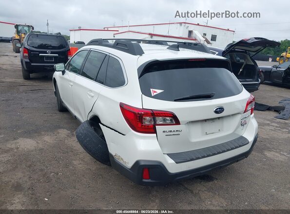 4S4BSACC0J3389488 2018 SUBARU OUTBACK Белый Задняя левая четверть