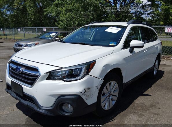 4S4BSACC2J3287092 2018 SUBARU OUTBACK White წინა მარცხენა ხედი სამი მეოთხედიდან