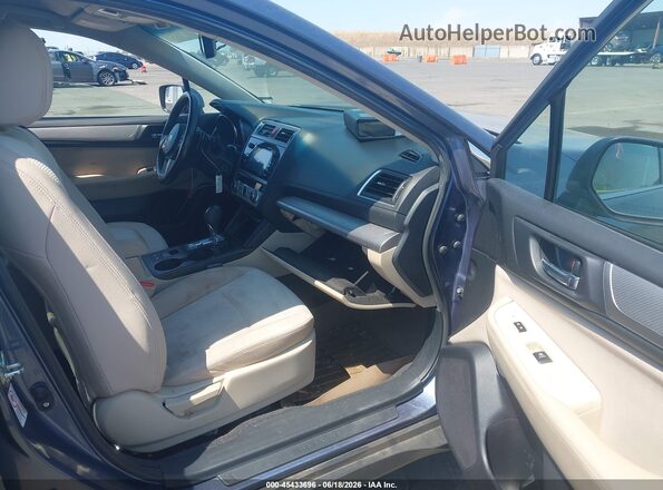 4S4BSACC3G3208196 2016 SUBARU OUTBACK Blue Front interior view