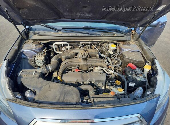 4S4BSACC3H3406505 2017 SUBARU OUTBACK Blue Widok wnętrza z tyłu
