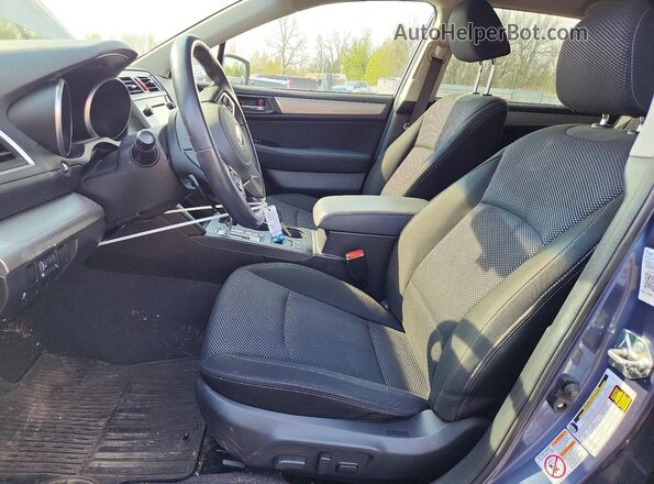 4S4BSACC3H3406505 2017 SUBARU OUTBACK Blue Widok wnętrza z przodu