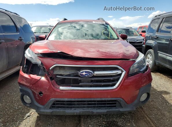 4S4BSACC3J3244669 2018 SUBARU OUTBACK Красный Вид спереди
