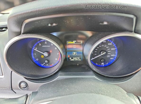 4S4BSACC3J3244669 2018 SUBARU OUTBACK Красный Вид щитка приборов