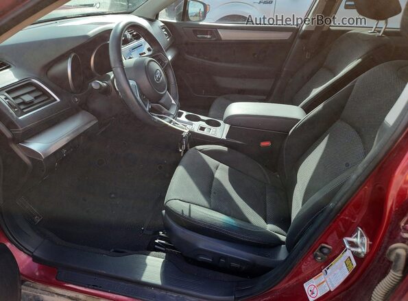 4S4BSACC3J3244669 2018 SUBARU OUTBACK Красный Вид салона спереди