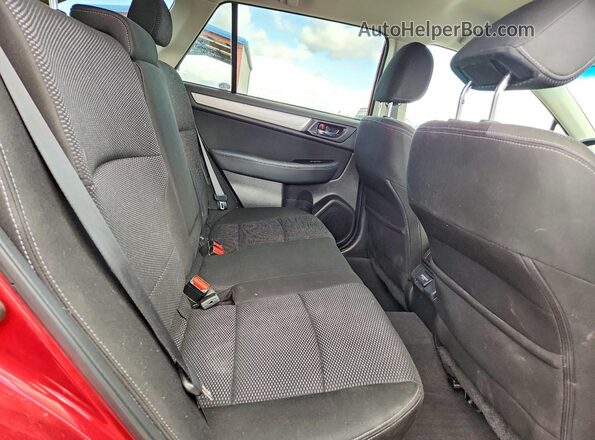 4S4BSACC3J3244669 2018 SUBARU OUTBACK Красный Вид задних сидений