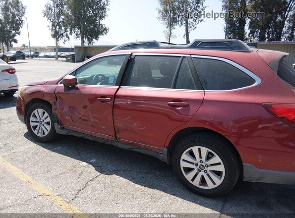 4S4BSACC5H3382210 2017 SUBARU OUTBACK Burgundy 