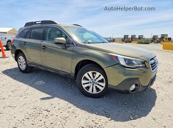 4S4BSACC5J3326726 2018 SUBARU OUTBACK Green Delantero derecho