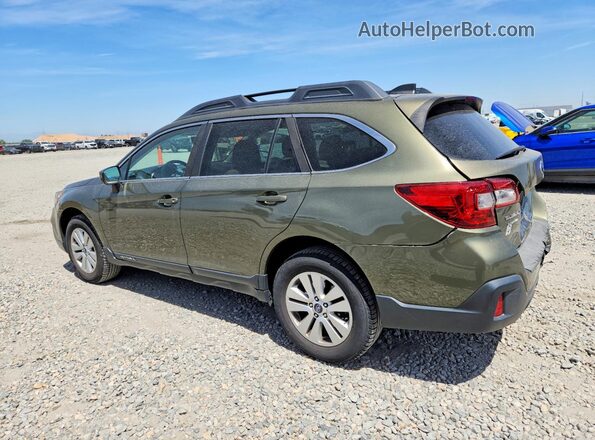 4S4BSACC5J3326726 2018 SUBARU OUTBACK Green Trasero izquierdo