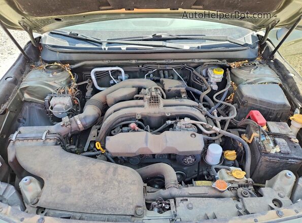 4S4BSACC5J3326726 2018 SUBARU OUTBACK Green Vista del compartimento del motor