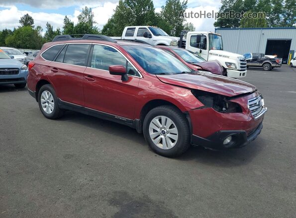 4S4BSACC6H3420902 2017 SUBARU OUTBACK Red Առջևի աջ