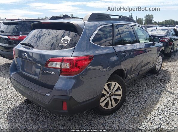 4S4BSACC6J3287046 2018 SUBARU OUTBACK Синий Задняя правая четверть