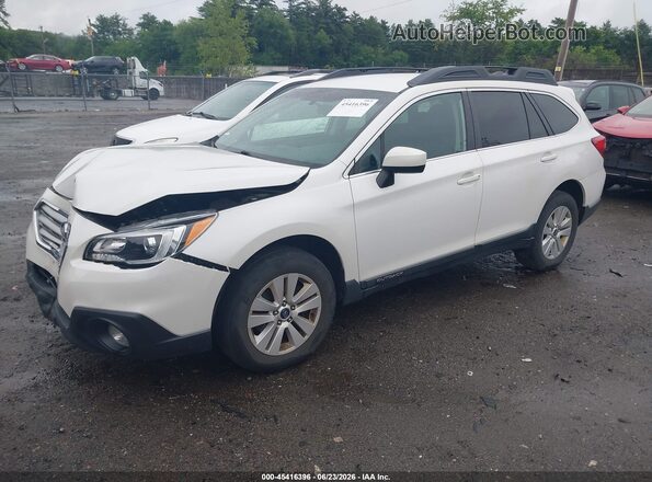 4S4BSACC7H3378157 2017 SUBARU OUTBACK Белый Передняя левая четверть