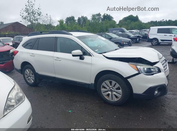 4S4BSACC7H3378157 2017 SUBARU OUTBACK Белый Вид задней части салона