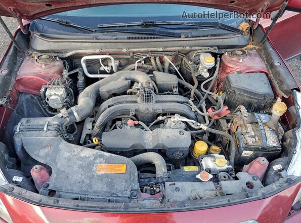 4S4BSACC8H3386395 2017 SUBARU OUTBACK Red უკანა სალონის ხედი
