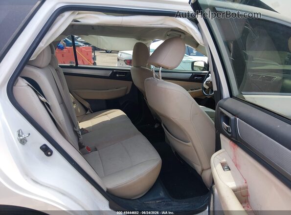 4S4BSACC8H3411540 2017 SUBARU OUTBACK White Vista de la etiqueta del VIN