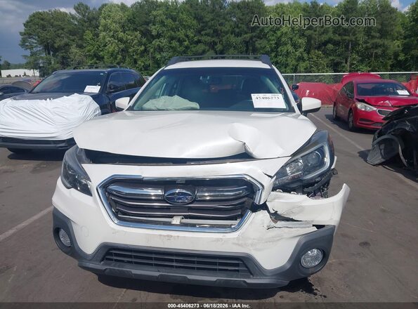 4S4BSACC8J3396446 2018 SUBARU OUTBACK White ხელსაწყოთა პანელის ხედი