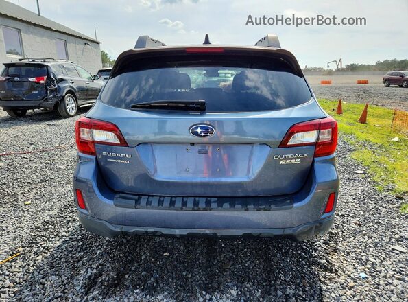 4S4BSACC9G3315348 2016 SUBARU OUTBACK Синий Вид сзади
