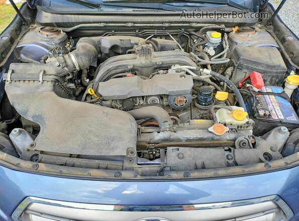 4S4BSACC9G3315348 2016 SUBARU OUTBACK Синий Вид подкапотного пространства
